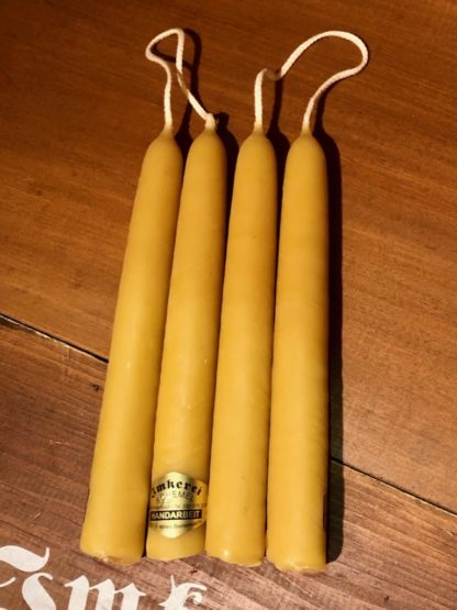 Handgezogene Leuchterkerzen Länge 17cm, Durchmesser 2,3cm