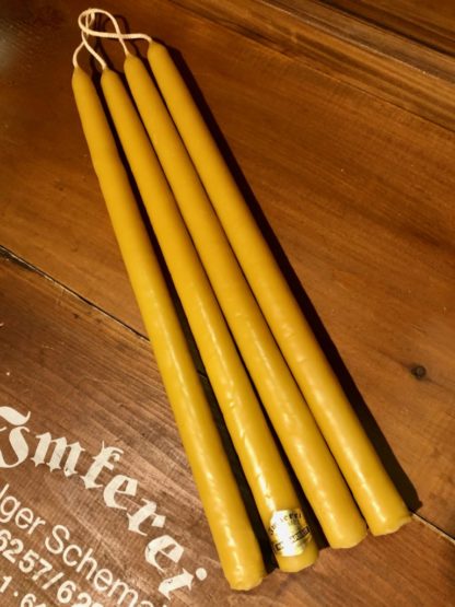 Handgezogene Leuchterkerzen Länge 25cm, Durchmesser 2,3cm