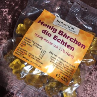 Honig-Gummibärchen-Packung