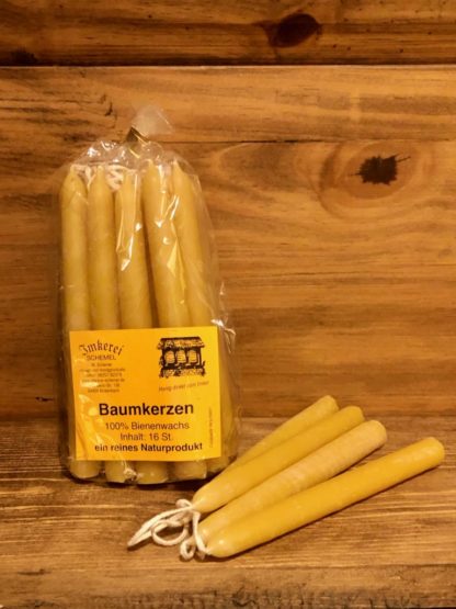 Handgezogene Baumkerzen