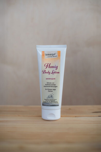Bodylotion mit Honig und Bienenwachs