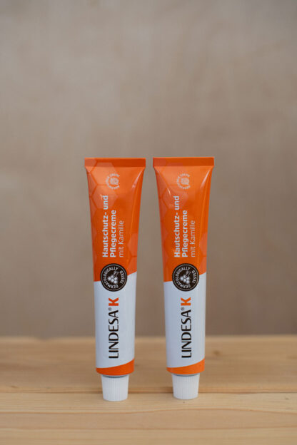 Lindesa K Handcreme mit Bienenwachs und Kamille – Bild 2