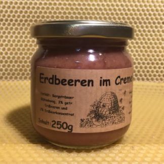 Erdbeeren im Cremehonig 250g