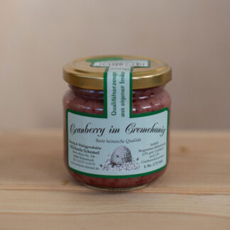 Cranberry im Cremehonig