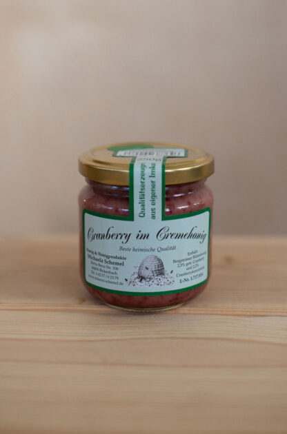 Cranberry im Cremehonig