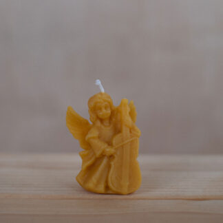 Kerze Engel mit Bass