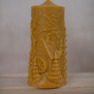 Weihnachtskerze groß (Motiv 2)