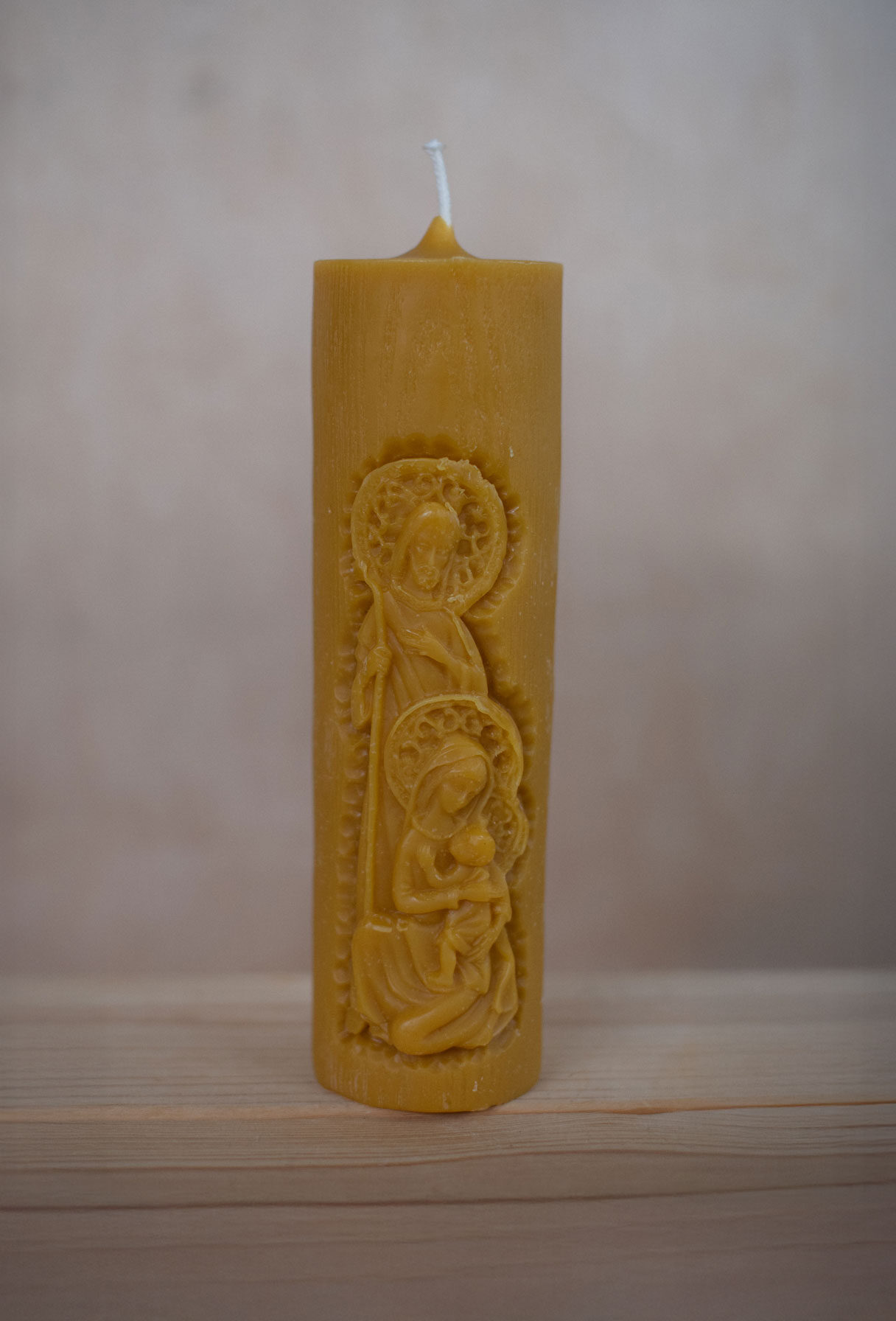 Kerze Maria und Josef