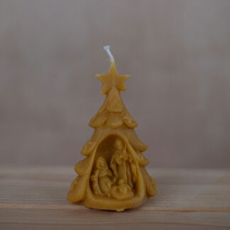 Tannenbaum und Krippe groß (11 cm)