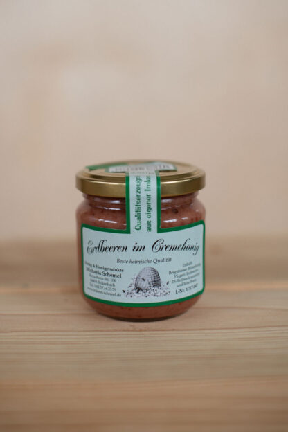 Erdbeere im Cremehonig