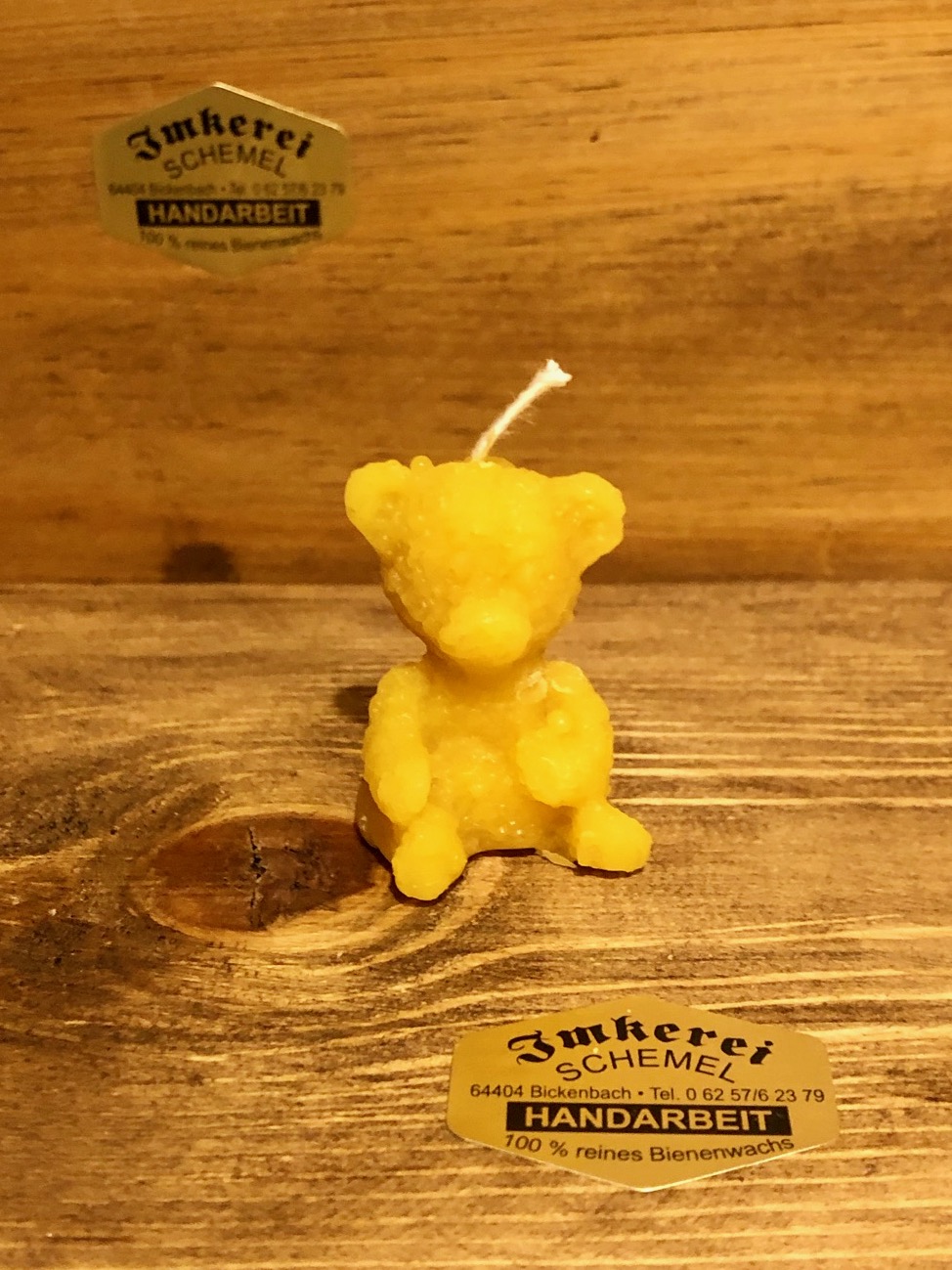 Kerze Baby Bar Imkerei Schemel