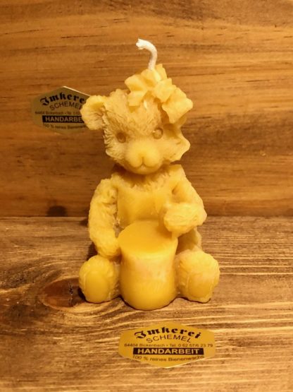 Kerze Bär Frau