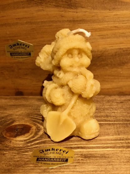 Kerze Schneemann