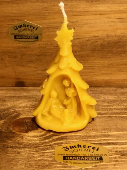 Tannenbaum und Krippe klein (7 cm)