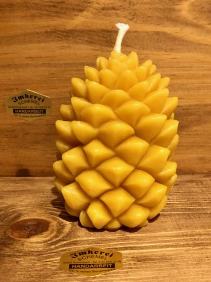 Kerze großer Tannenzapfen