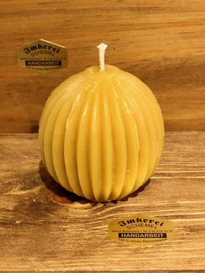 Kerze "Kugel gestreift"