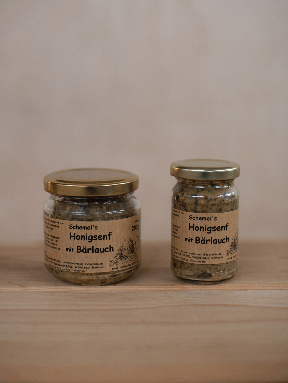 Schemels Honigsenf mit Bärlauch