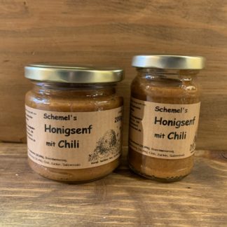Schemels Honigsenf mit Chili