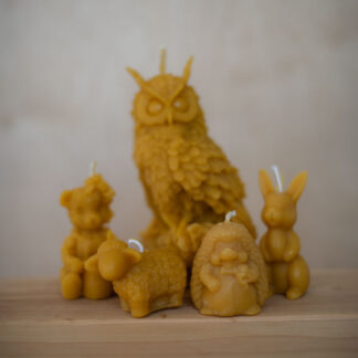 Kerzen mit Tiermotiven